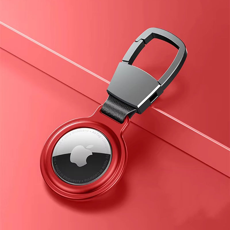 Premium Metal AirTag Case with Keychain – Magnetic Shockproof Anti-Scratch Protective Shell Cover, Durable Lightweight Aluminum Alloy Holder for Tracker