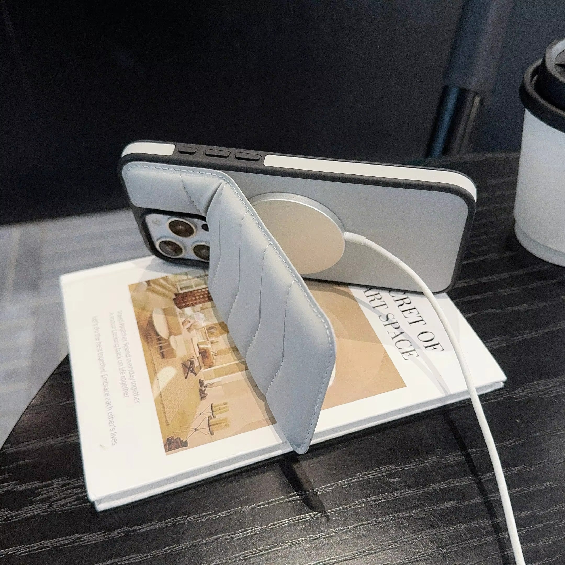 Luxury Apple iPhone Case, MagSafe Compatible, Camera Lens and Screen Protection, Ultra Thin, Shockproof, Magnetic, Full All Around Protection, Wallet Stand Card Cover