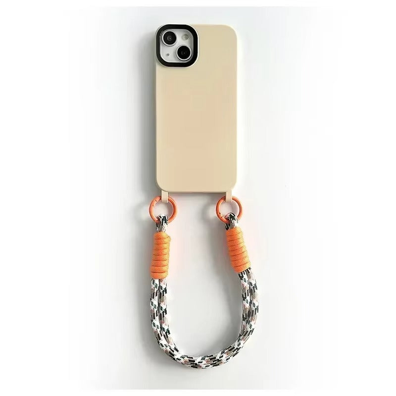 Premium Apple iPhone Case, MagSafe Compatible, Camera Lens & Screen Protection, Ultra Thin, Shockproof, Magnetic Full All Around Cover – Drawstring Wrist Strap Case with All-Inclusive Protective Design