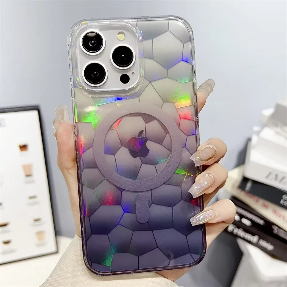 Luxury Apple iPhone Case Camera Lens & Screen Protection, Ultra Thin Shockproof Magnetic Full All Around Protection Cover 