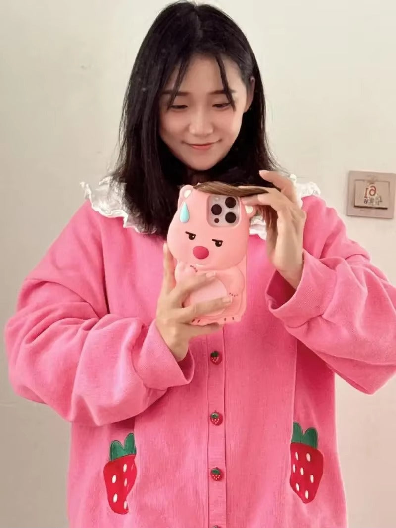 Premium Apple iPhone Case, MagSafe Compatible, Camera Lens and Screen Protection, Ultra Thin, Shockproof, Magnetic, Full All Around Protection, Cartoon Beaver Soft Cover