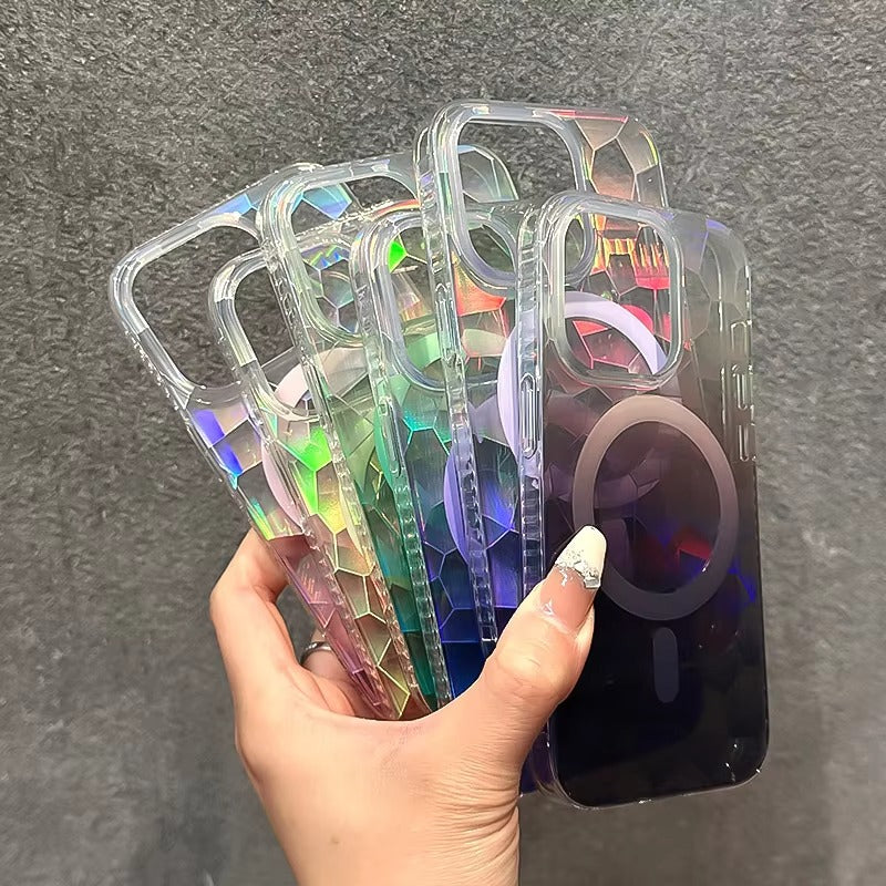 Luxury Apple iPhone Case Camera Lens & Screen Protection, Ultra Thin Shockproof Magnetic Full All Around Protection Cover 