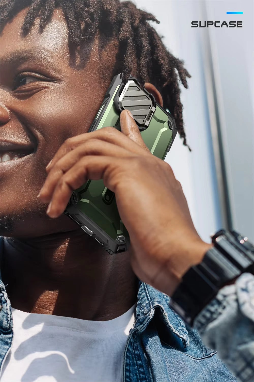 Robust Apple iPhone Case, MagSafe Compatible, Ultra Thin Magnetic Shockproof Cover with Camera Lens Shield, Kickstand Frame