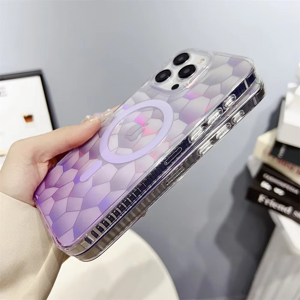 Luxury Apple iPhone Case Camera Lens & Screen Protection, Ultra Thin Shockproof Magnetic Full All Around Protection Cover 