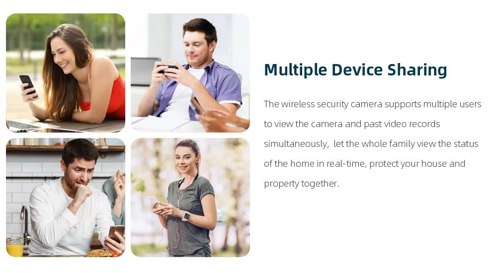 High Quality Smart Door Viewer for iPhone, 3MP WiFi Peephole Camera, Battery-Powered PIR Motion Sensor with 140° Wide Angle 