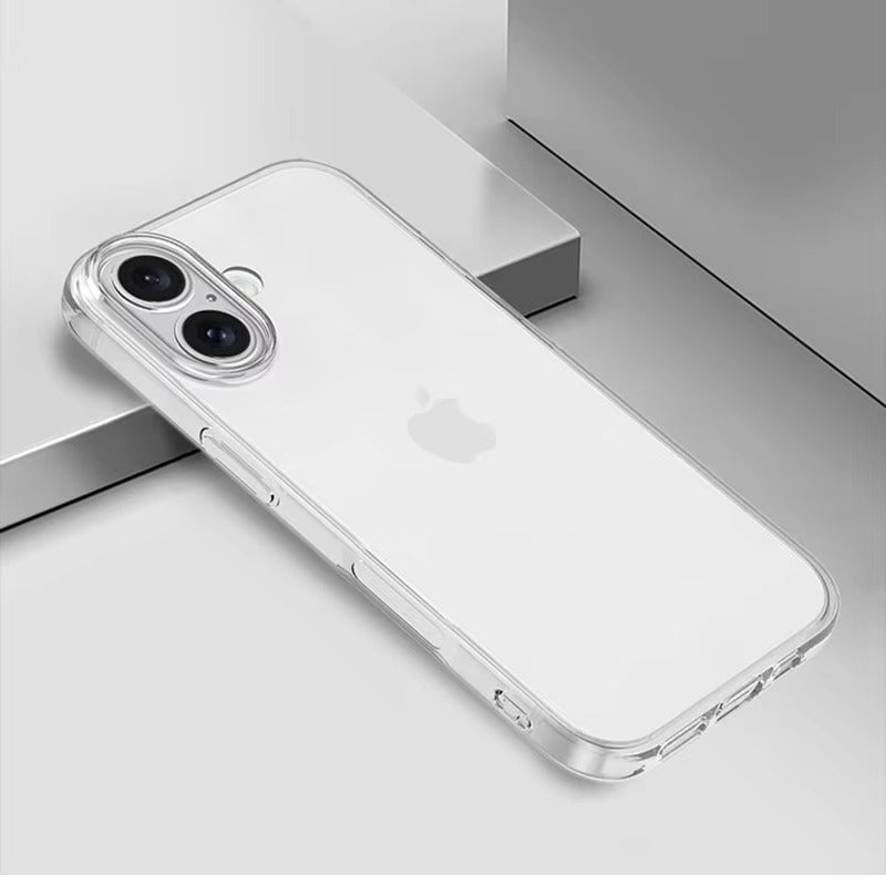 Premium Apple iPhone Case, MagSafe Compatible, Camera Lens & Screen Protection, Ultra Thin, Shockproof, Magnetic Full All Around Cover – Ultra Thin Transparent TPU Silicone Case with Crystal Clear Soft Back Design