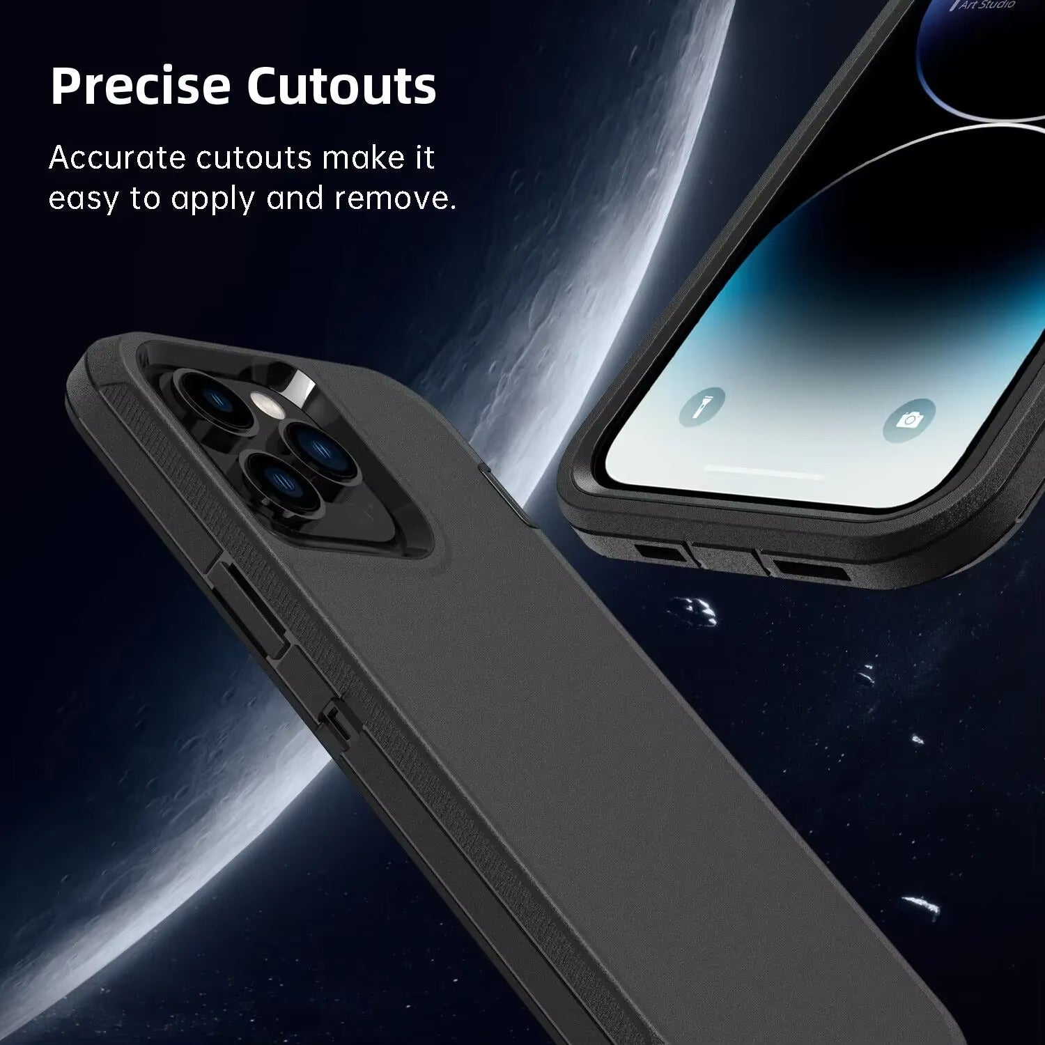 Robust Apple iPhone Case, MagSafe Compatible, Camera Lens & Screen Protection, Ultra Thin, Shockproof, Magnetic Full All Around Cover – Slide Belt Clip Holster Case with Kickstand Holder & Heavy Duty Back Protection