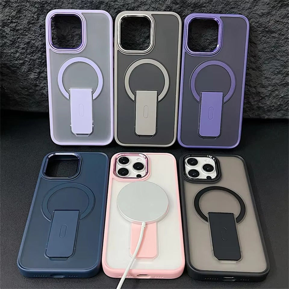 Luxury Apple iPhone Case Camera Lens & Screen Protection, Ultra Thin Shockproof Magnetic Full All Around Protection Cover