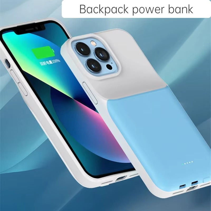 High Quality Apple iPhone Case MagSafe Compatible, Camera Lens & Screen Protection, Ultra Thin Shockproof Magnetic Full All Around Protection Cover with 5000mAh 10000mAh Power Bank