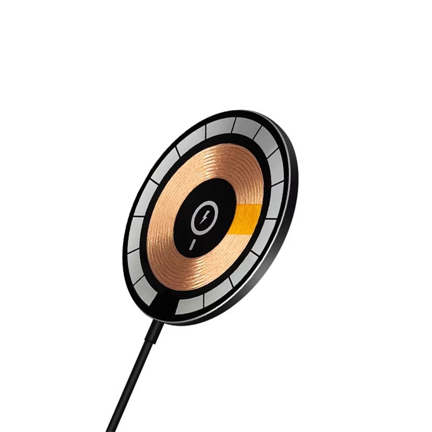 Premium, 30W Magnetic Wireless Charger Pad – Fast Charging Stand for MagSafe-Compatible iPhone, USB-A, PD Power Adapter, 