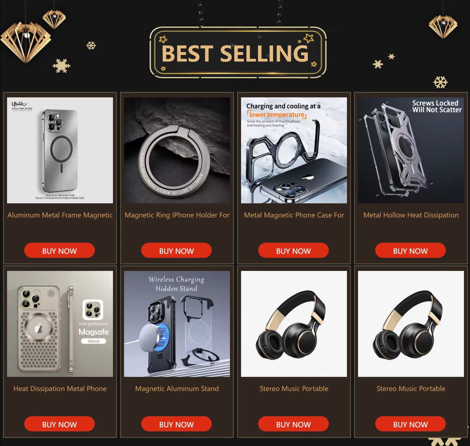 High Quality Apple iPhone Case, MagSafe Compatible, Ultra Thin Magnetic Shockproof Full Protection Cover