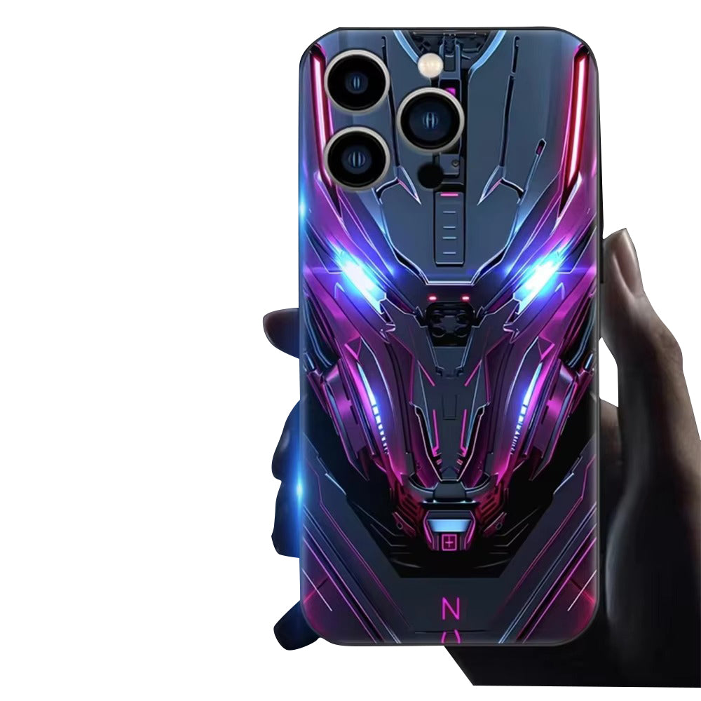 Premium Apple iPhone Case, MagSafe Compatible, Camera Lens and Screen Protection, Ultra Thin, Shockproof, Magnetic, Full All Around Protection, LED Glowing Armor Cover