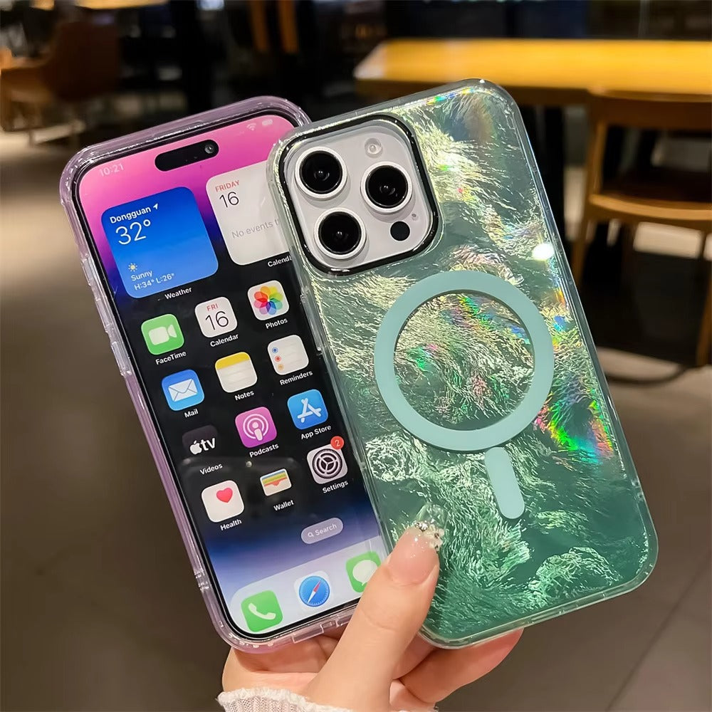 Luxury Apple iPhone Case Camera Lens & Screen Protection, Ultra Thin Shockproof Magnetic Full All Around Protection Cover