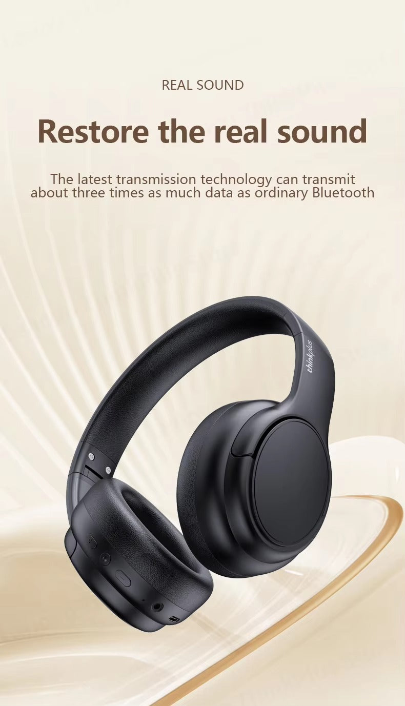 High Quality Wireless Gaming Headphones for iPhone – Bluetooth 5.3 Dual Mode Headset with Mic, Foldable Over-Ear Design