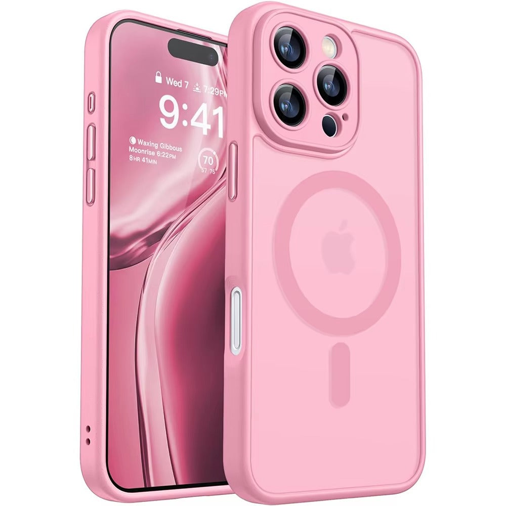 Luxury Apple iPhone Case Camera Lens & Screen Protection, Ultra Thin Shockproof Magnetic Full All Around Protection Cover