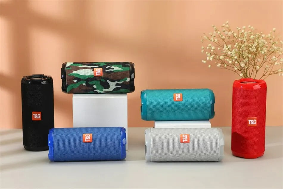 Premium Waterproof Bluetooth Speaker – Portable Wireless Sound Box with Subwoofer Bass, FM Radio, TF Card, USB, Hands-Free Calling, TWS Pairing