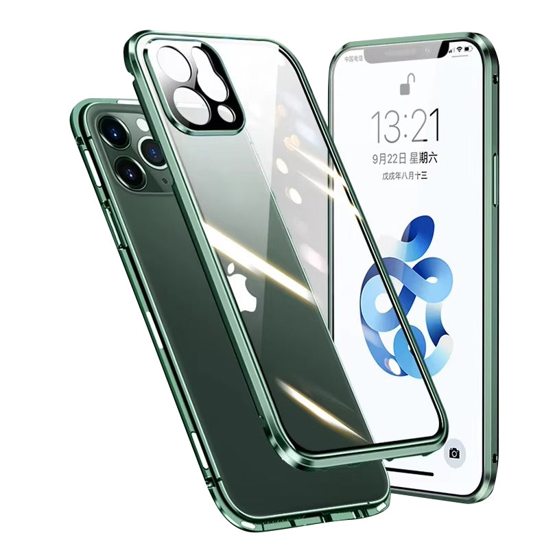 High Quality Apple iPhone Case Compatible, Camera & Screen Protection, Ultra Thin Magnetic Full All Around Protection Cover 