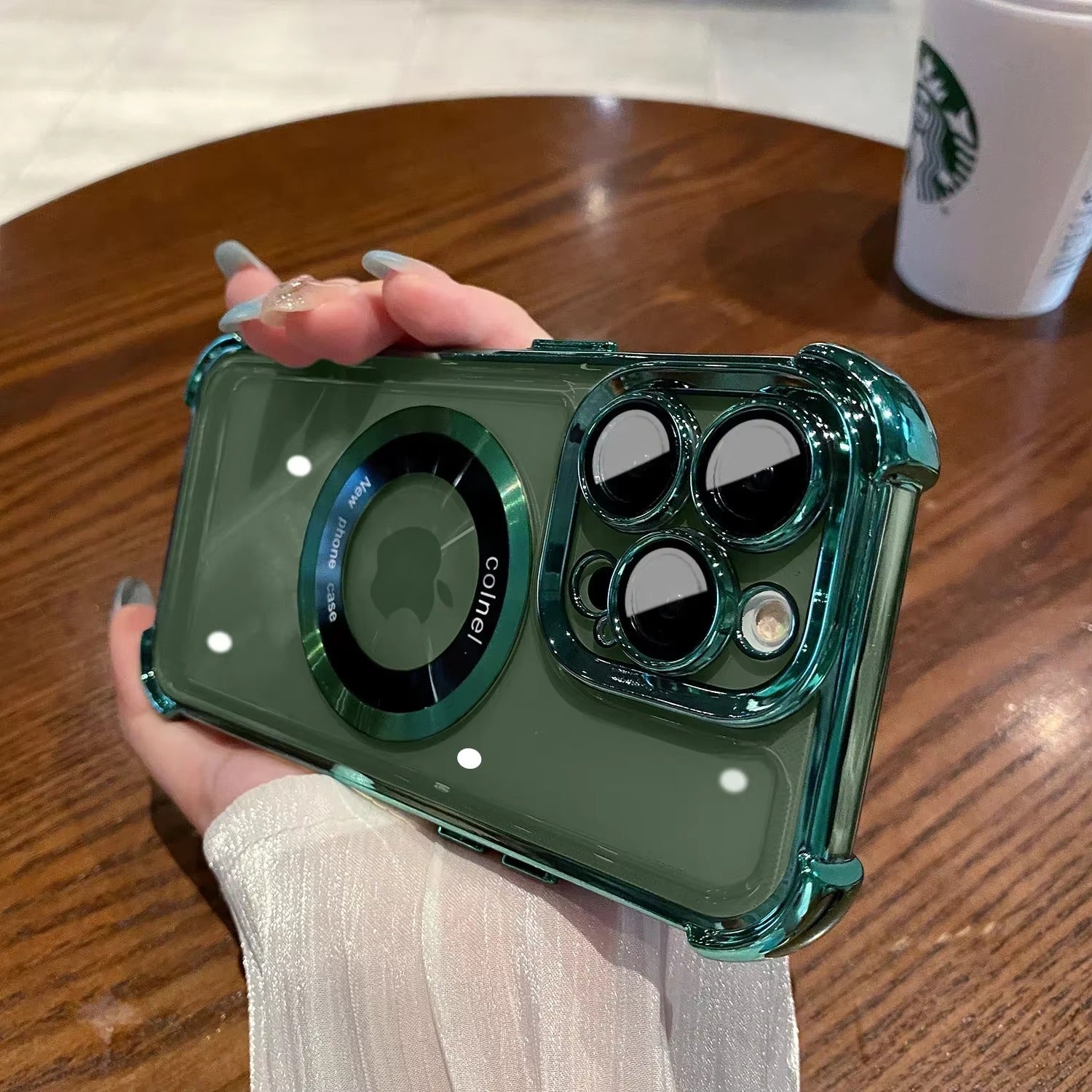 Premium Apple iPhone Case Camera Lens & Screen Protection, Ultra Thin Shockproof Magnetic Full All Around Protection Cover