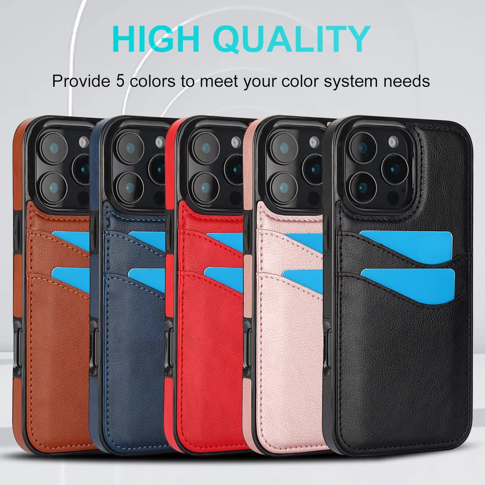 Premium Apple iPhone Case, MagSafe Compatible, Camera Lens and Screen Protection, Ultra Thin, Shockproof, Magnetic, Full All Around Protection, Leather Card Wallet Cover