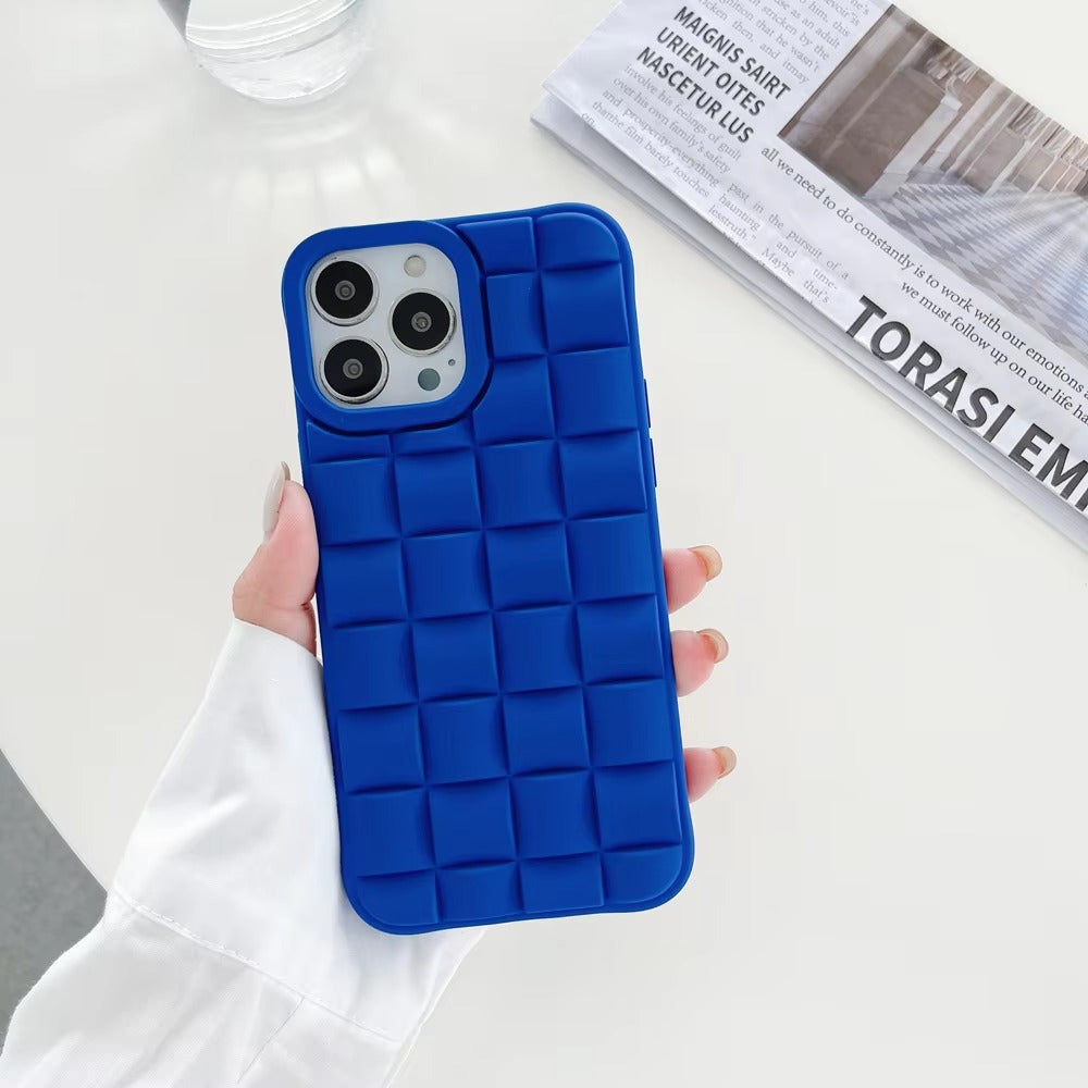 Premium Apple iPhone Case, MagSafe Compatible, Camera Lens & Screen Protection, Ultra Thin, Shockproof, Magnetic Full All Around Cover – 3D Weave Soft Liquid Silicone Case with Shockproof Back Shell Design