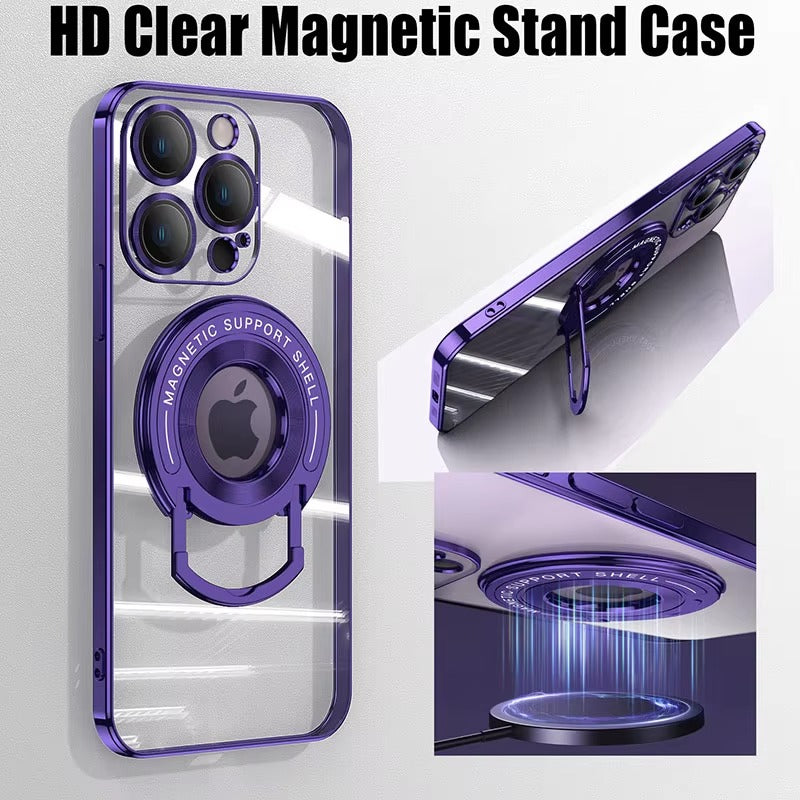 High Quality Apple iPhone Case MagSafe Compatible, Camera Lens & Screen Protection, Cover with IP68 Diving Armor Stand
