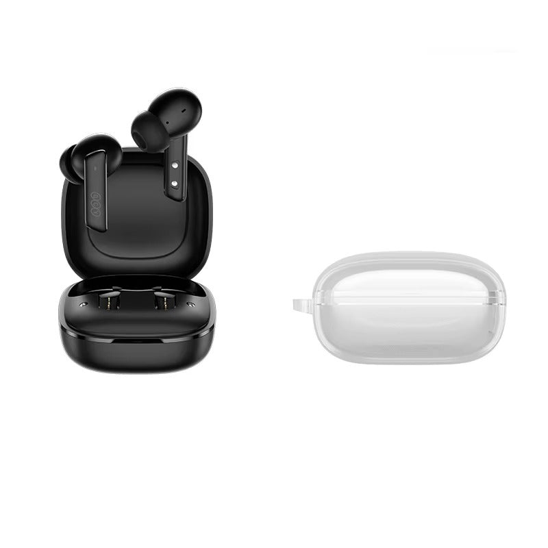 Premium, ANC Wireless Headphones –  Bluetooth 5.2 Earphones with 6-Mic ENC, HD Call, Transparency Mode for Apple iPhone