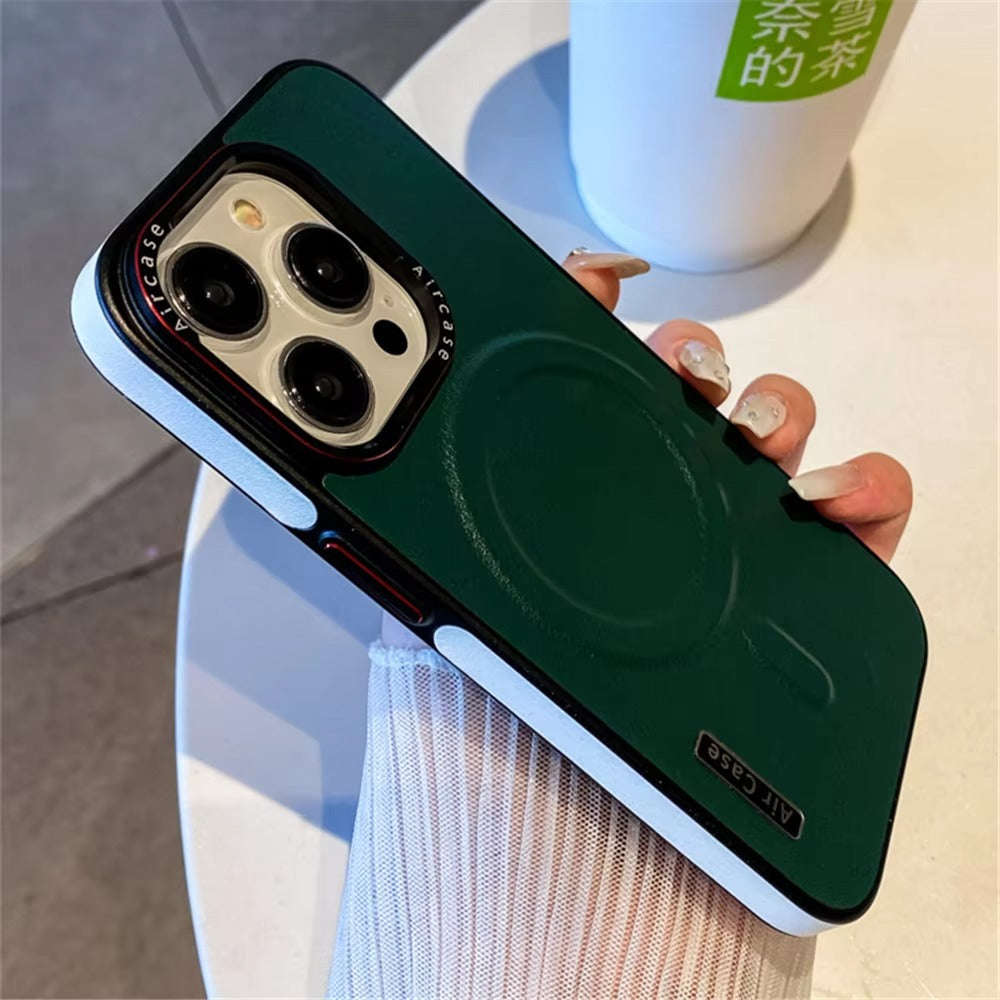 Luxury Apple iPhone Case Camera Lens & Screen Protection, Ultra Thin Shockproof Magnetic Full All Around Protection Cover 