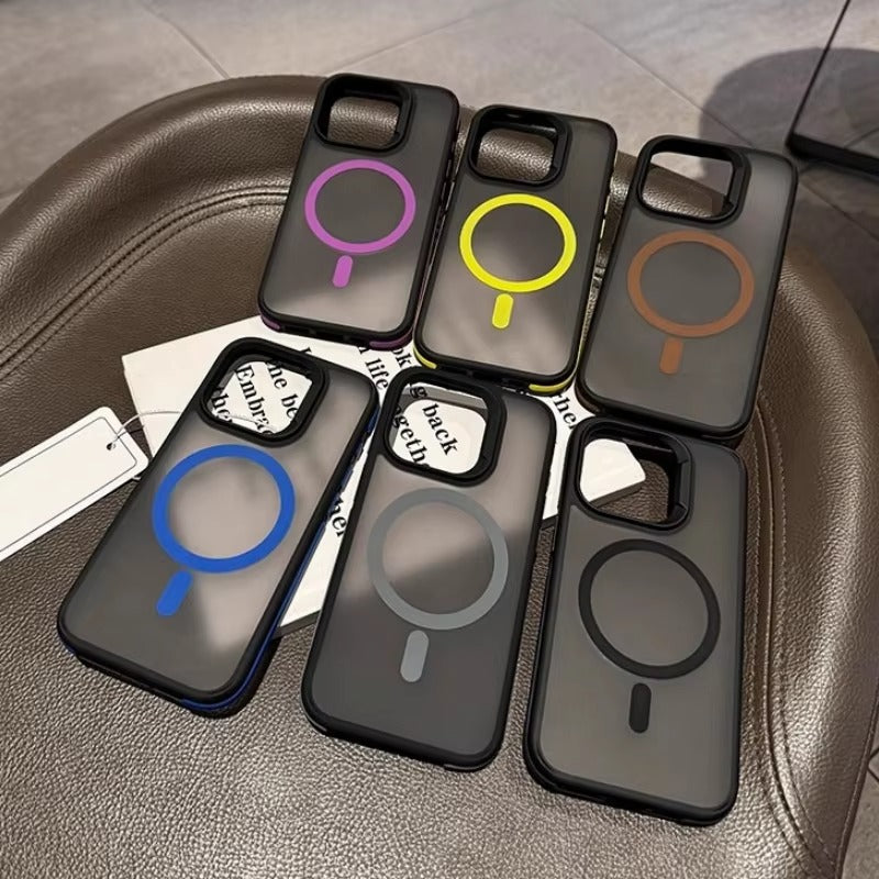 Luxury Apple iPhone Case Camera Lens & Screen Protection, Ultra Thin Shockproof Magnetic Full All Around Protection Cover 