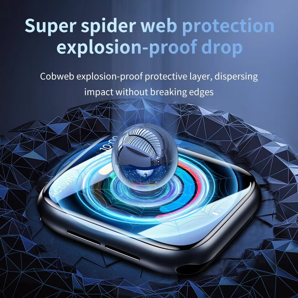 Premium 2-Pack Apple Watch Screen Protector – HD Full Adhesive  Scratch-Resistant Display Guard for 40mm to 45mm Smartwatch