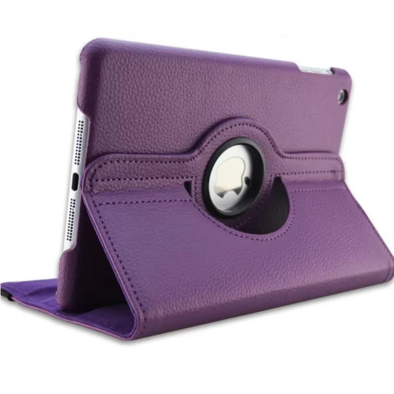 Premium 360° Rotating PU Leather iPad Case – Smart Cover with Auto Sleep/Wake, Shockproof Stand for 12.9" Pro & Air Tablets, Durable & Washable