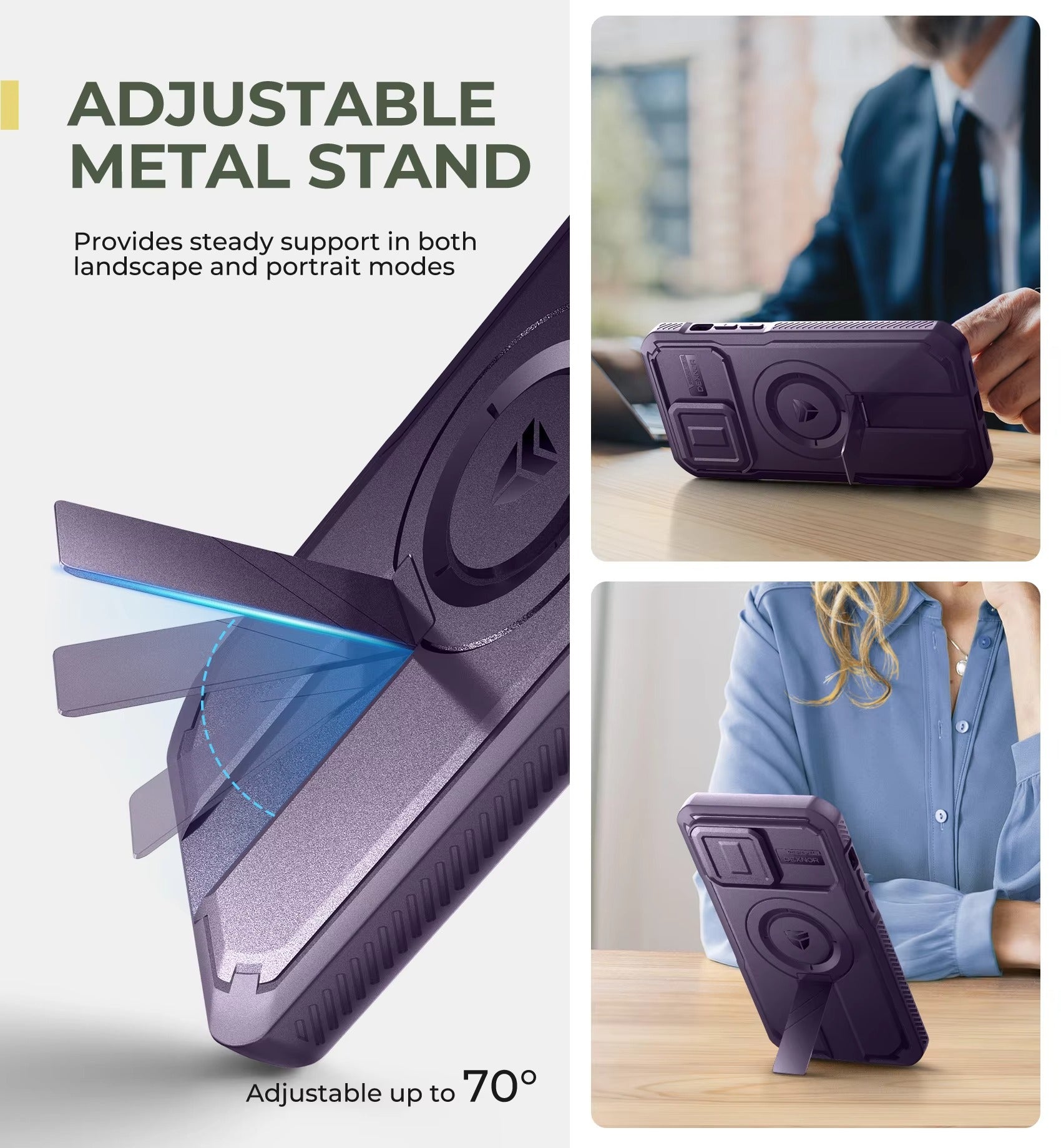 Robust Apple iPhone Case, Camera Protection, Screen Protection, Ultra Thin, Shockproof, Magnetic, Full All Around Protection