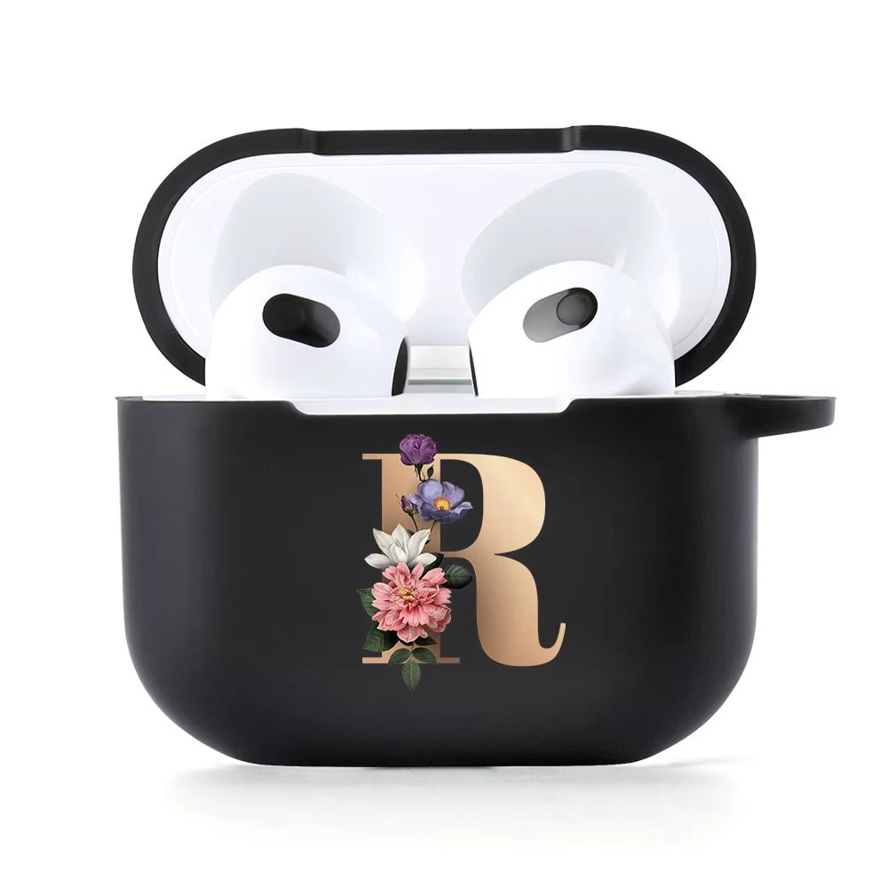 Premium Cute Cartoon Silicone AirPods Case Cover – A, B, C Letters & Fun Designs like Cat, Hearts, Angry Panda, Music Notes, for AirPods Pro 2, Pro, 3, 1/2