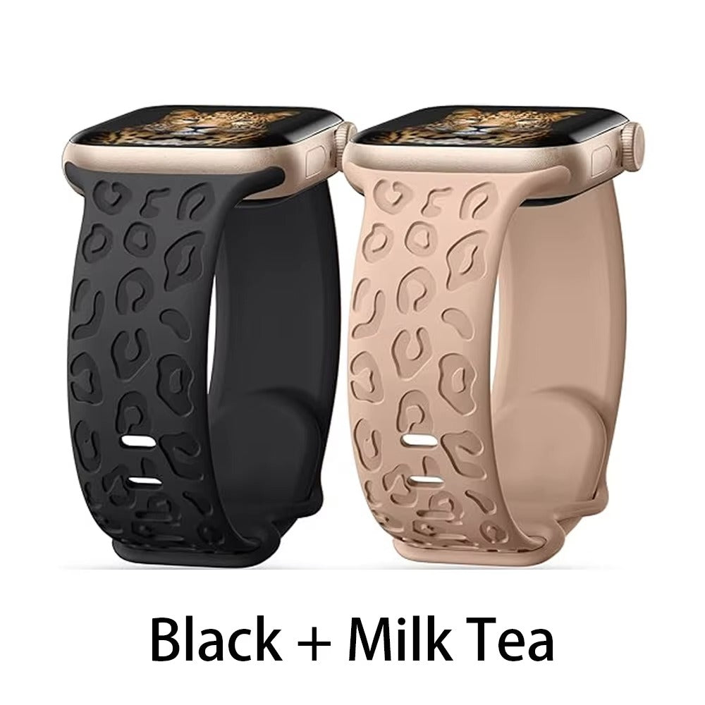 Premium Engraved Watch Band – Stylish, Adjustable Strap Bracelet for 40mm to 49mm Smartwatches, Unique Carved Design 