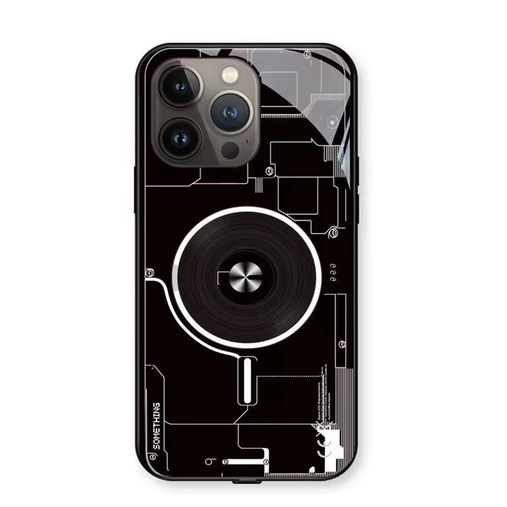 Premium Apple iPhone Case, MagSafe Compatible, Camera Lens and Screen Protection, Ultra Thin, Shockproof, Magnetic, Full All Around Protection, LED Call Flash Glass Cover