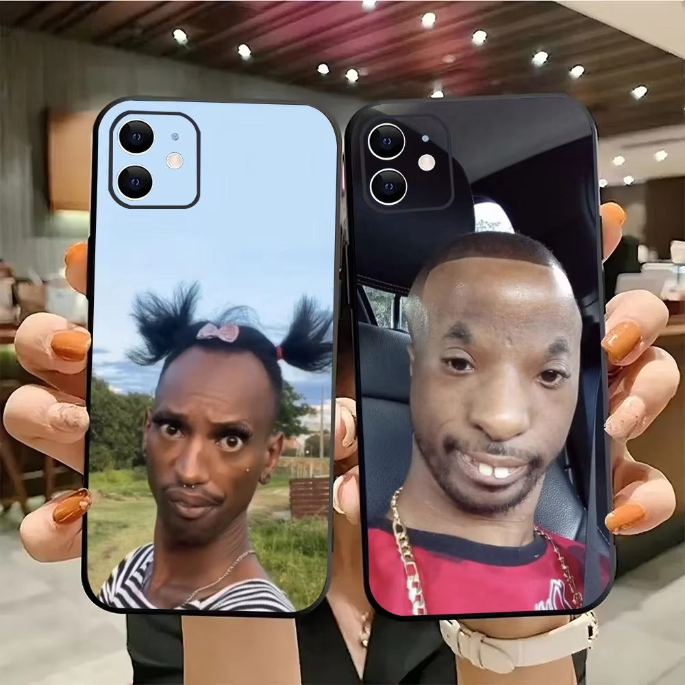 Premium Apple iPhone Case, MagSafe Compatible, Camera Lens and Screen Protection, Ultra Thin, Shockproof, Magnetic, Full All Around Protection, Funny Ugly Man Cover