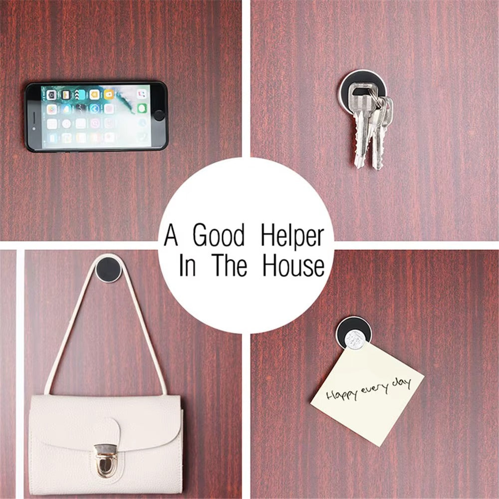 Premium, Magnetic Car Phone Holder – Mounted Stand with Strong Magnet Sticker for Apple iPhone and Other Apple Devices