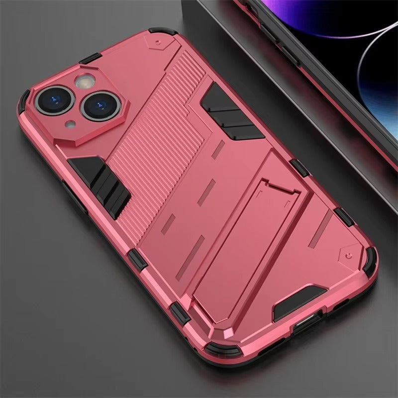 Robust Apple iPhone Case, MagSafe Compatible, Camera Lens and Screen Protection, Ultra Thin, Shockproof, Magnetic, Full All Around Protection, Armor Kickstand Cover