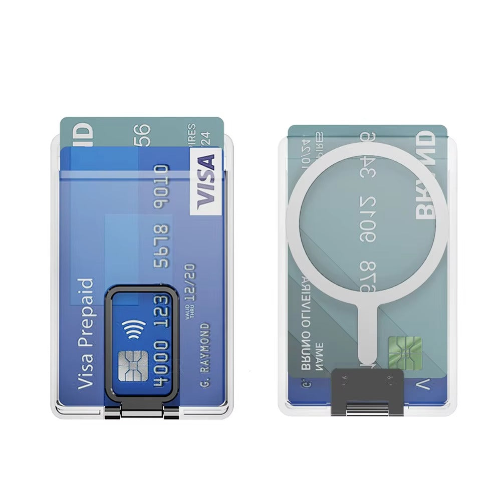 Premium Magnetic Wallet for Apple MagSafe – Strong Adsorption, Foldable Stand, Card Slot Holder with Secure Grip