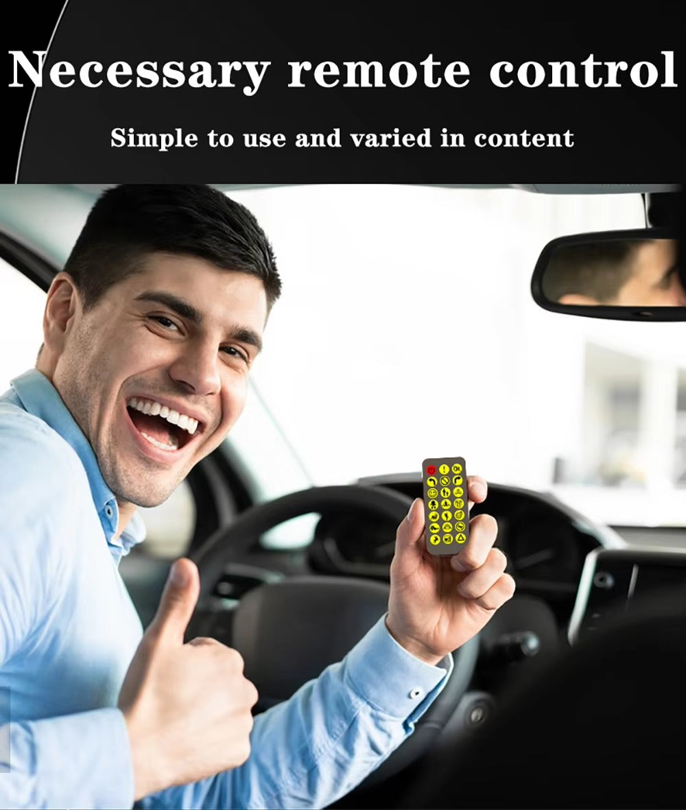 High Quality Flexible LED Matrix Panel with Bluetooth App Control, USB 5V Programmable Display Sign for Car, Storefronts