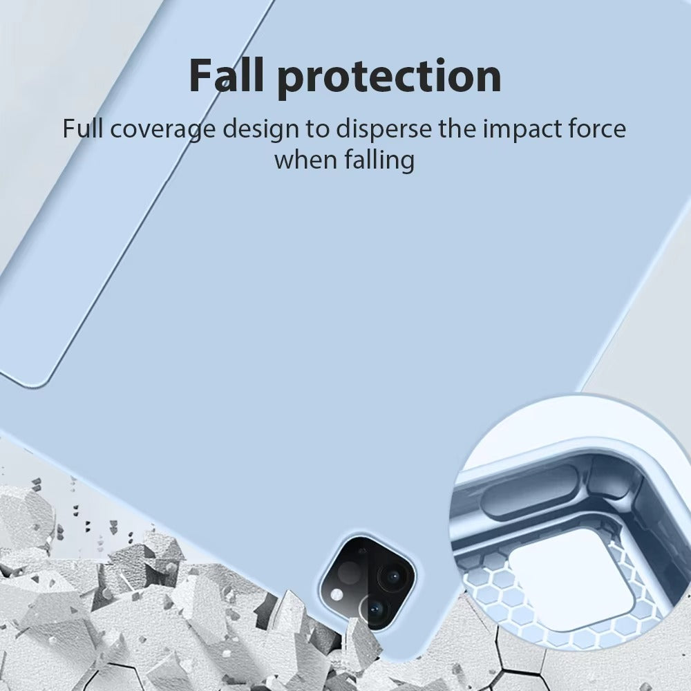 Premium Protective iPad Case – Slim, Magnetic Cover with Pencil  Compatible with 10.2", 11", 12.9", 13" Tablets