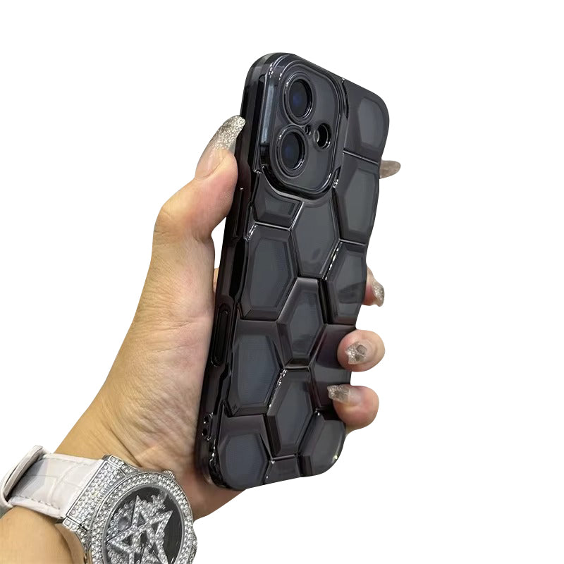 Luxury Apple iPhone Case, MagSafe Compatible, Camera Lens & Screen Protection, Ultra Thin, Shockproof, Magnetic Full All Around Cover – Clear Electroplated TPU Case with Football Design & Wrist Hand Chain