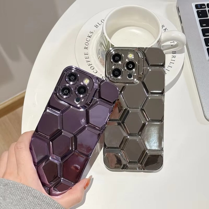 Luxury Apple iPhone Case, MagSafe Compatible, Camera Lens & Screen Protection, Ultra Thin, Shockproof, Magnetic Full All Around Cover – Clear Electroplated TPU Case with Football Design & Wrist Hand Chain