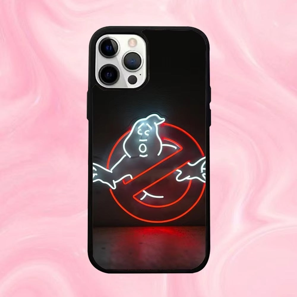 Premium Apple iPhone Case, MagSafe Compatible, Camera Lens and Screen Protection, Ultra Thin, Shockproof, Magnetic, Full All Around Protection, Neon Light Black Cover