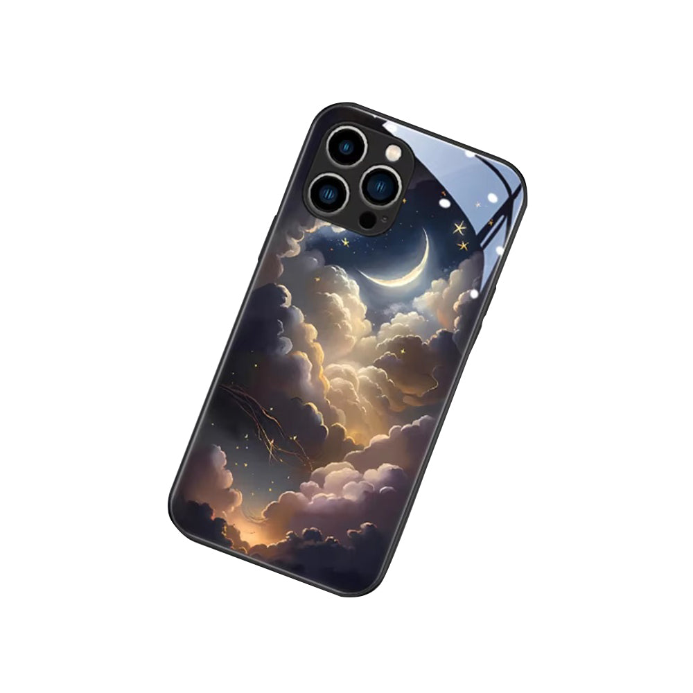 Premium Apple iPhone Case, MagSafe Compatible, Camera Lens and Screen Protection, Ultra Thin, Shockproof, Magnetic, Full All Around Protection, LED Mount Fuji Glass Cover