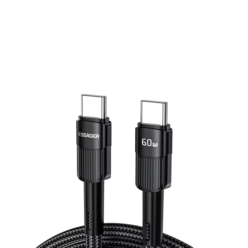 High Power 7A USB-A to USB-C Fast Charging Cable – 80W/100W Quick Charge Cord, 480Mbps Data Sync, Durable Aluminum Braided Wire, 0.5m 1m 2m 3m Options