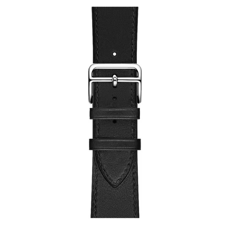 Luxury Genuine Leather Watch Band – Classic, Adjustable, Comfortable Strap for 40mm to 49mm Smartwatches, Men's and Women's 