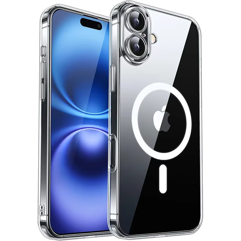Luxury Apple iPhone Case Camera Lens & Screen Protection, Ultra Thin Shockproof Magnetic Full All Around Protection Cover