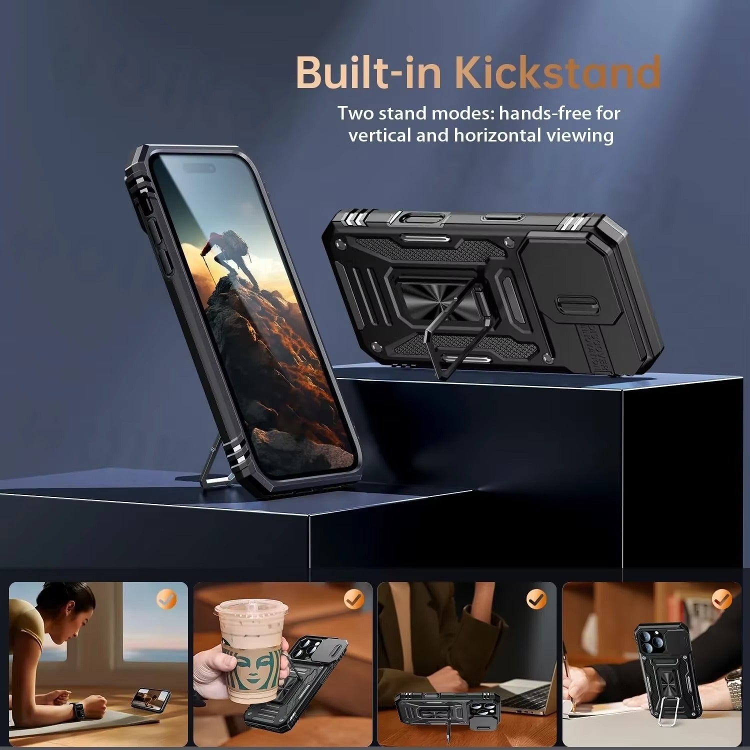 Premium Apple iPhone Case, Camera Protection, Screen Protection, Ultra Thin, Shockproof, Magnetic, Full All Around Protection