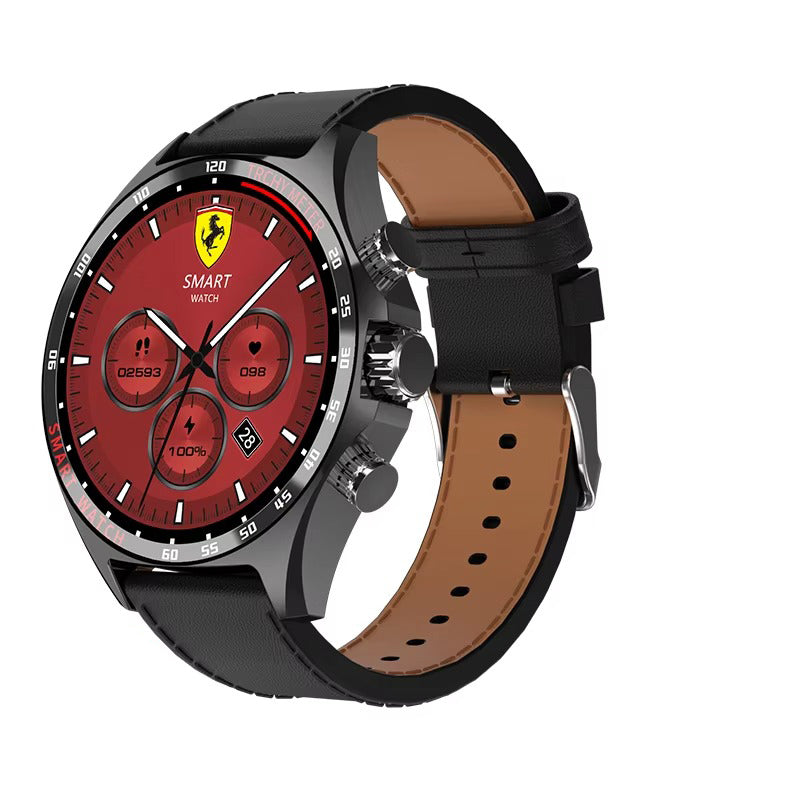 Robust Outdoor Smartwatch for iPhone – NFC Access Control, GPS Positioning, Compass, 400mAh Battery, IP68 Waterproof 