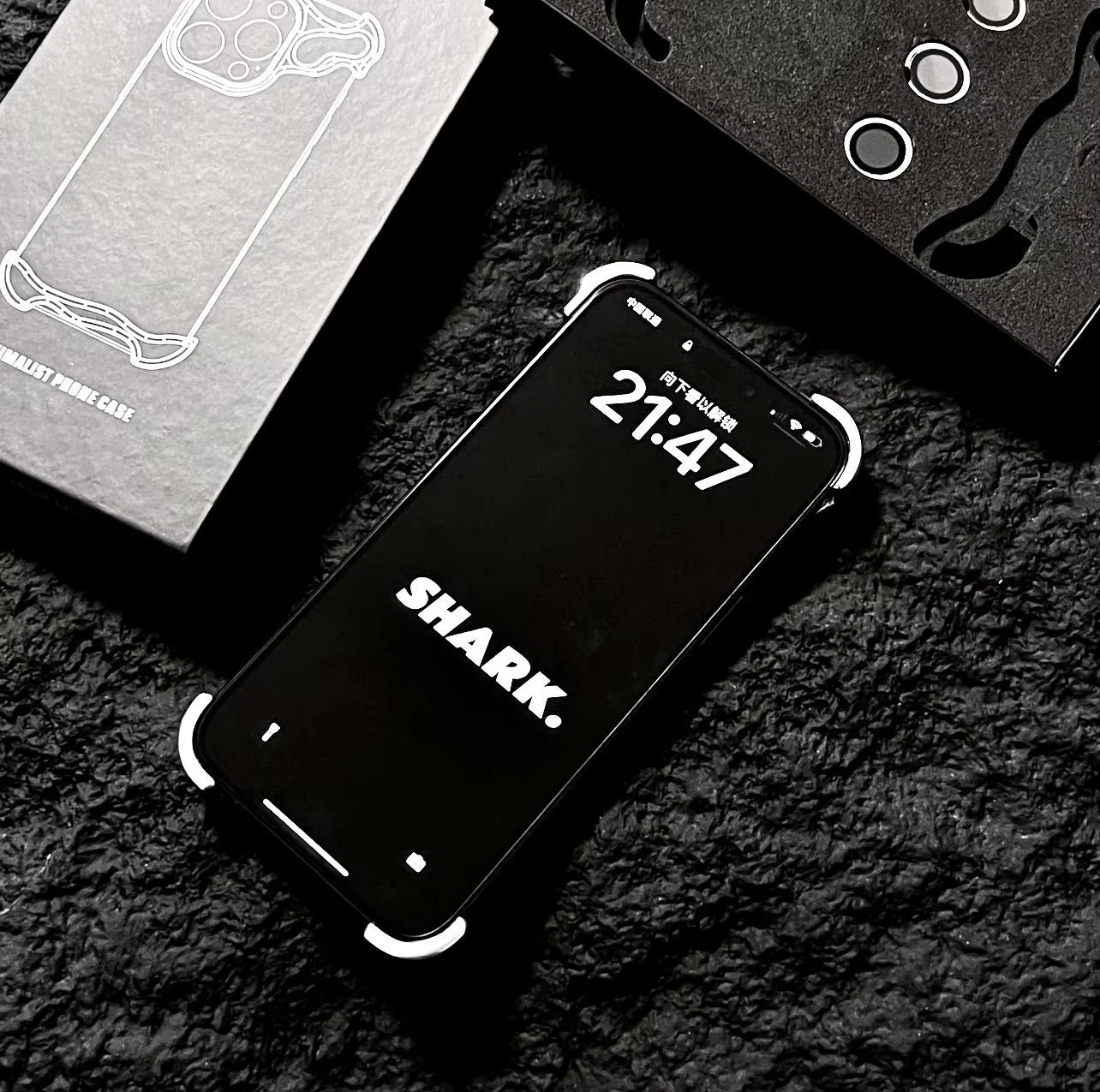 Luxury Metal Bumper Apple iPhone Case, MagSafe Compatible, Ultra Thin Magnetic Irregular Aluminum Frame and Lens Film Guard